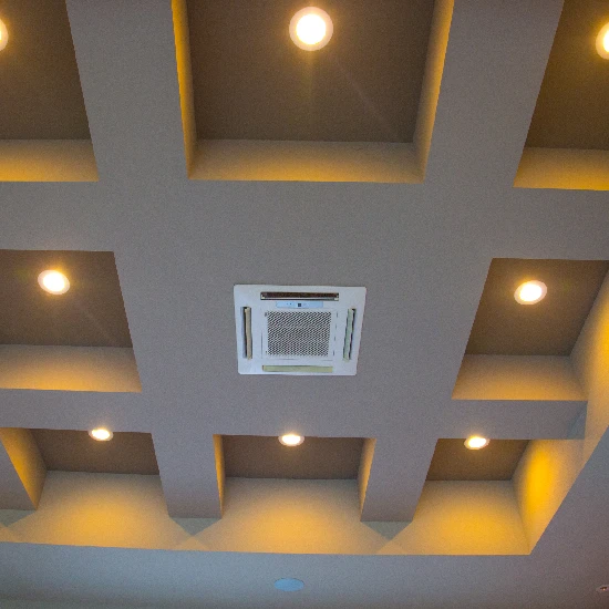 Trane Ductless On Ceiling By Lights